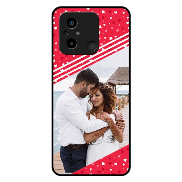 Xiaomi Redmi 12C Custom Glass Mobile Case - Valentines Gift Design