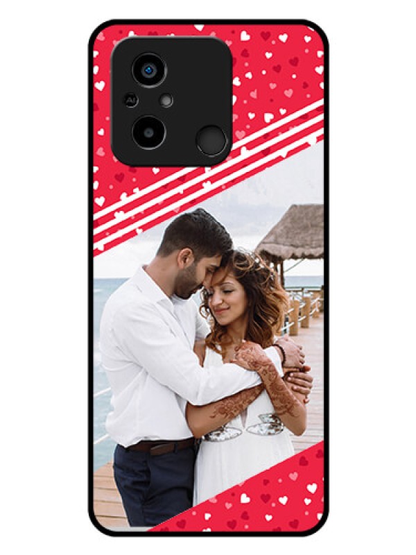Custom Xiaomi Redmi 12C Custom Glass Mobile Case - Valentines Gift Design