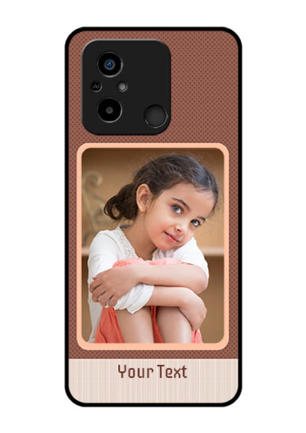 Xiaomi Redmi 12C Custom Glass Phone Case - Simple Pic Upload Design