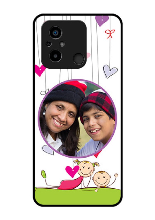 Xiaomi Redmi 12C Photo Printing on Glass Case - Cute Kids Phone Case Design