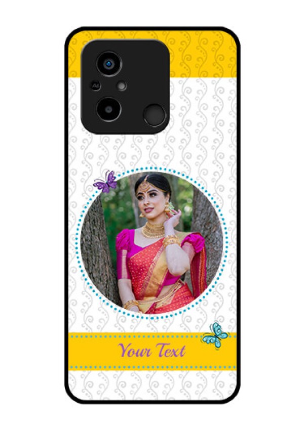 Xiaomi Redmi 12C Custom Glass Mobile Case - Girls Premium Case Design