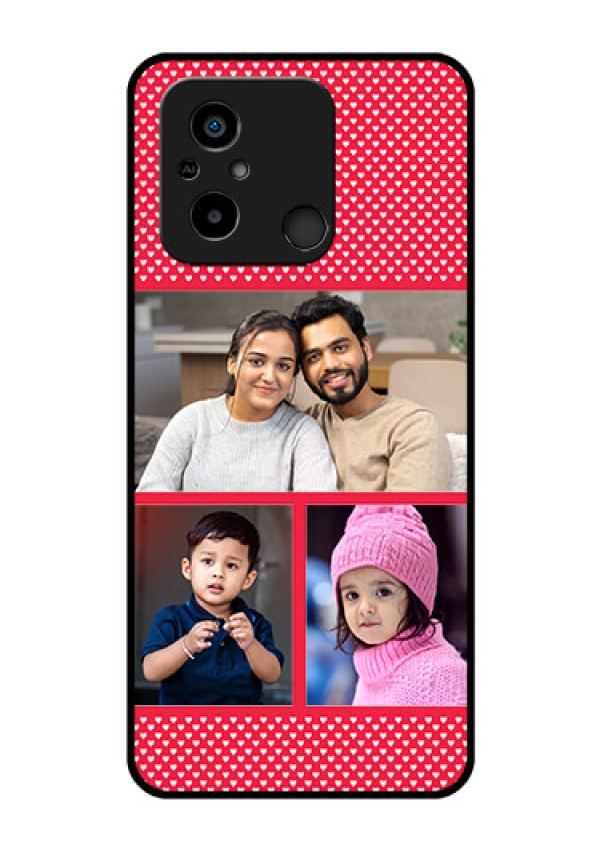 Xiaomi Redmi 12C Personalized Glass Phone Case - Bulk Pic Upload Design