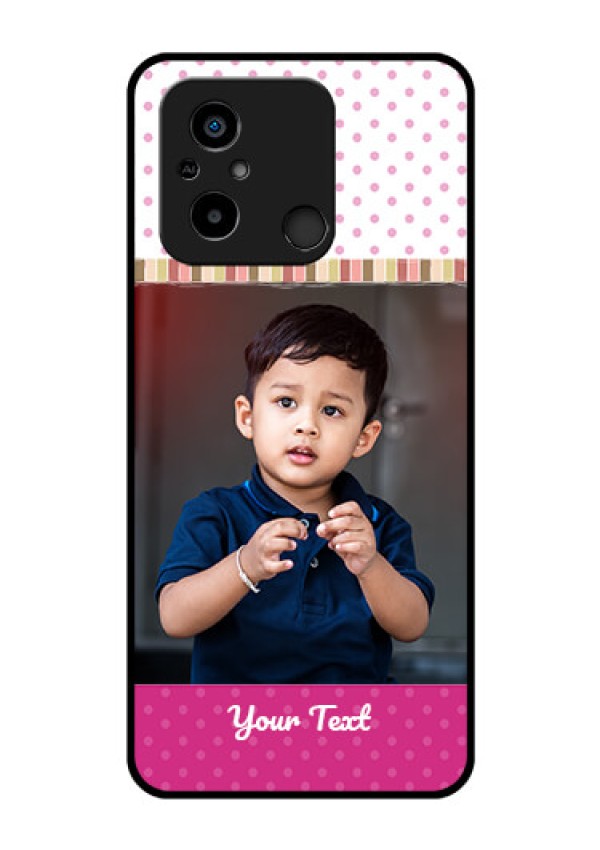 Xiaomi Redmi 12C Photo Printing on Glass Case - Cute Girls Cover Design