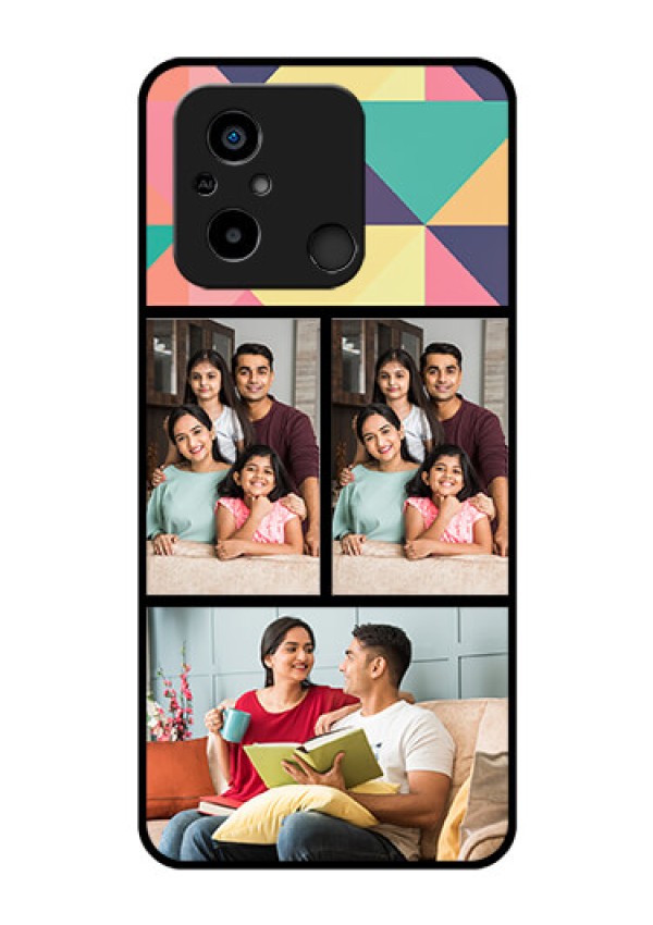 Xiaomi Redmi 12C Custom Glass Phone Case - Bulk Pic Upload Design