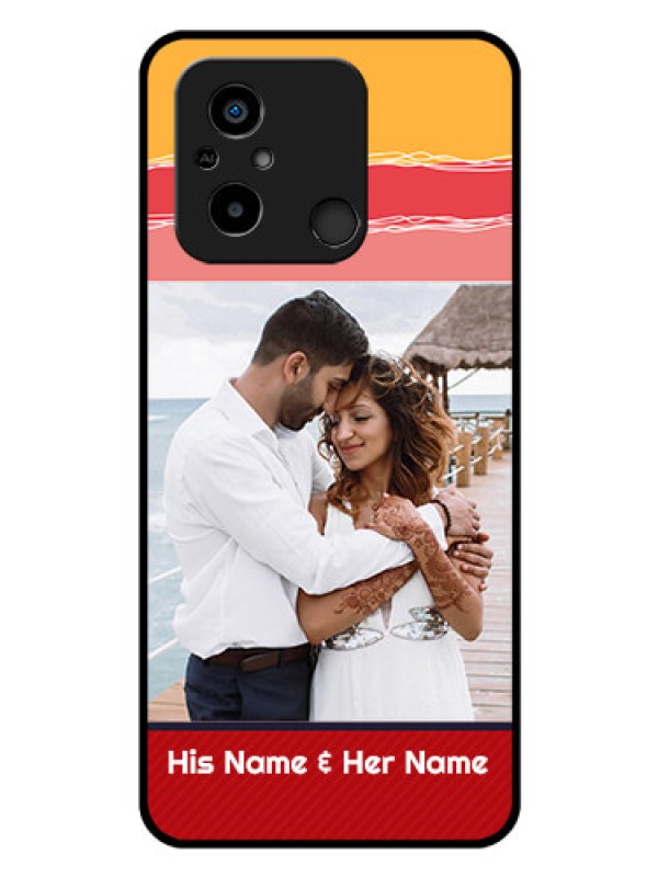 Custom Xiaomi Redmi 12C Custom Glass Mobile Case - Colorful Case Design