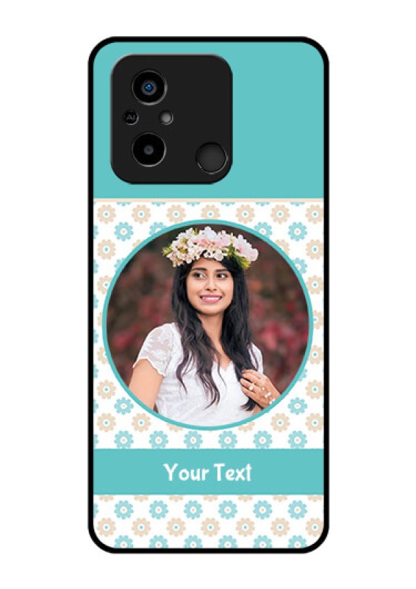 Xiaomi Redmi 12C Custom Glass Mobile Case - Beautiful Flowers Design