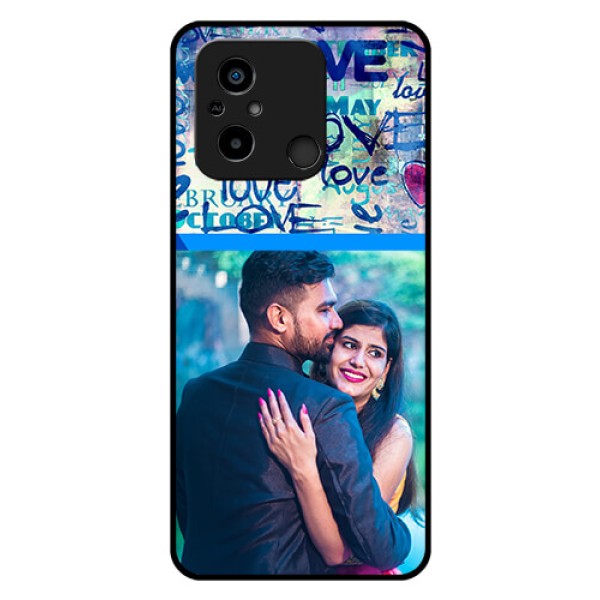 Xiaomi Redmi 12C Custom Glass Mobile Case - Colorful Love Design Xiaomi Redmi 12C Custom Glass Mobile Case - Colorful Love Design
