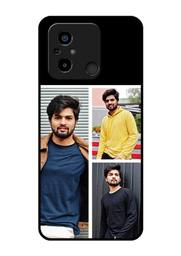 Xiaomi Redmi 12C Photo Printing on Glass Case - Upload Multiple Picture Design