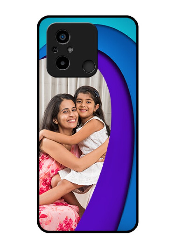 Xiaomi Redmi 12C Photo Printing on Glass Case - Simple Pattern Design