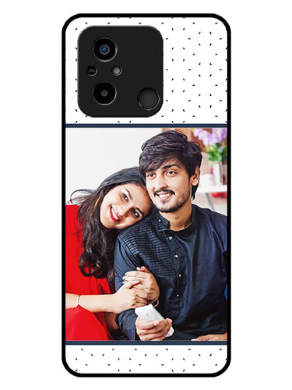 Custom Xiaomi Redmi 12C Personalized Glass Phone Case - Premium Dot Design