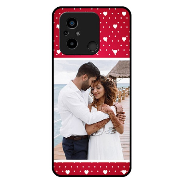 Xiaomi Redmi 12C Photo Printing on Glass Case - Hearts Mobile Case Design Xiaomi Redmi 12C Photo Printing on Glass Case - Hearts Mobile Case Design