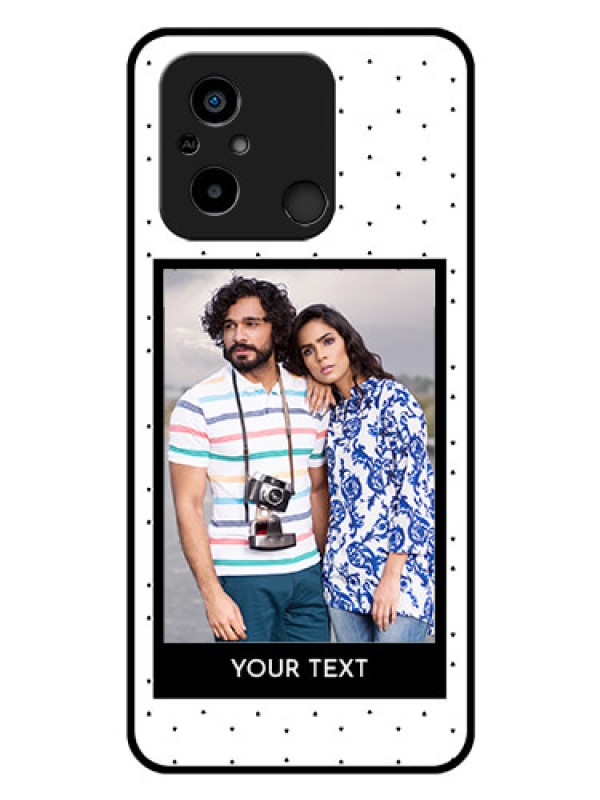 Custom Xiaomi Redmi 12C Photo Printing on Glass Case - Premium Design