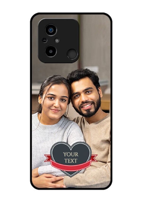 Xiaomi Redmi 12C Custom Glass Phone Case - Just Married Couple Design