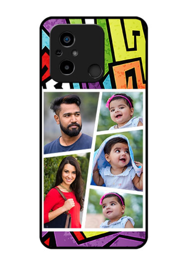 Xiaomi Redmi 12C Custom Glass Phone Case - Graffiti pattern Design