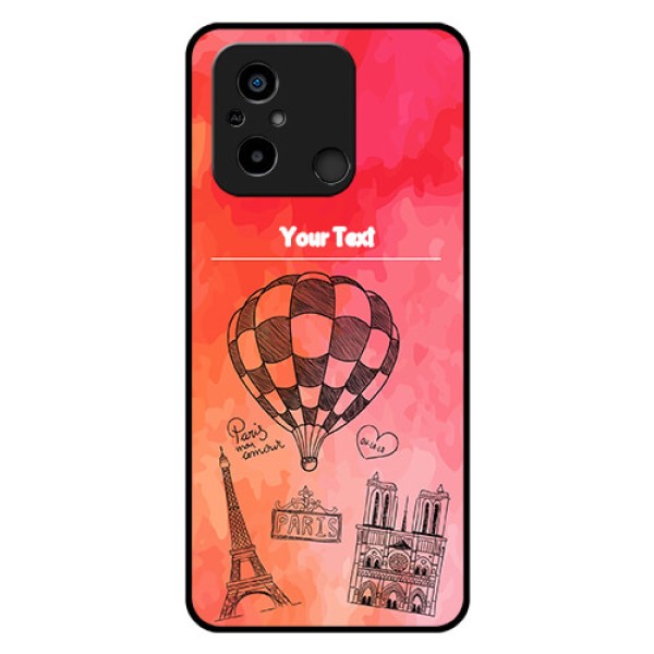 Xiaomi Redmi 12C Custom Glass Phone Case - Paris Theme Design Xiaomi Redmi 12C Custom Glass Phone Case - Paris Theme Design
