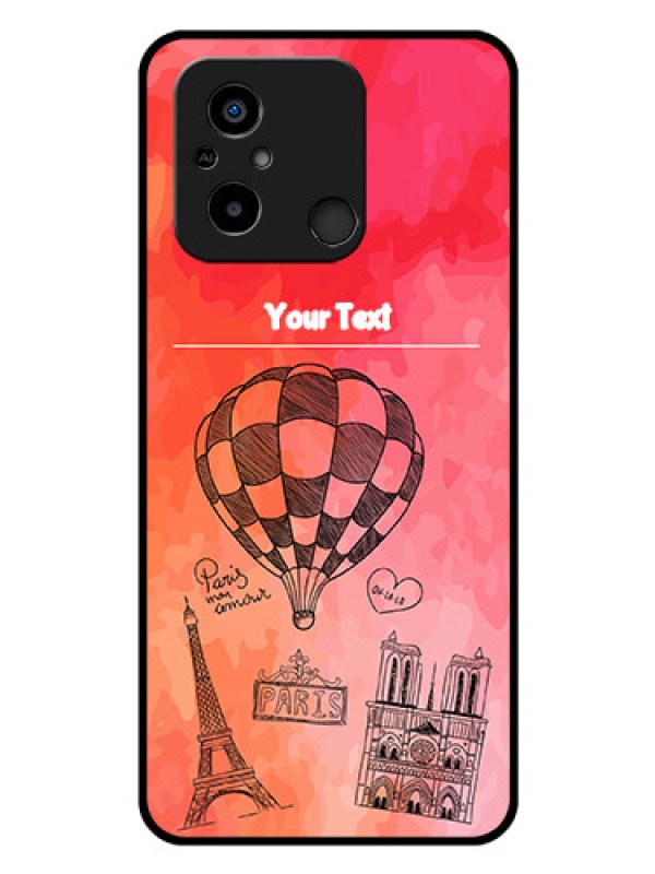 Custom Xiaomi Redmi 12C Custom Glass Phone Case - Paris Theme Design