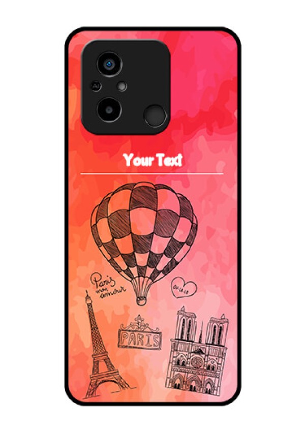 Xiaomi Redmi 12C Custom Glass Phone Case - Paris Theme Design