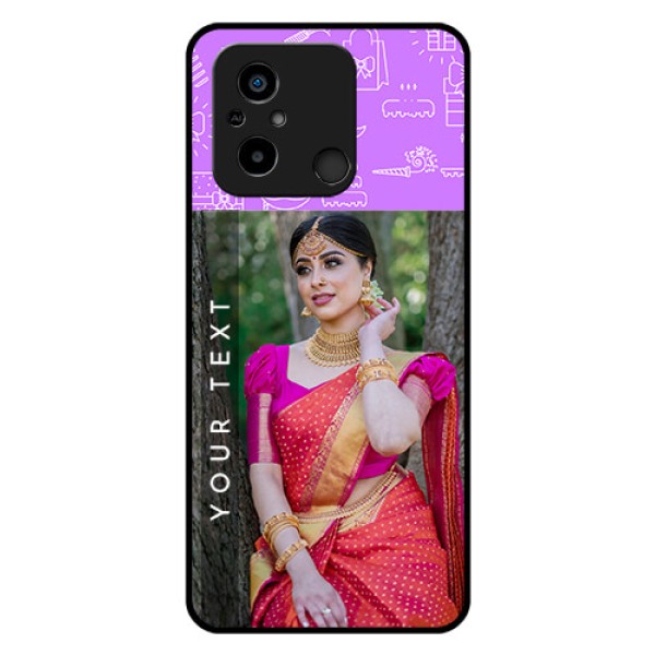 Xiaomi Redmi 12C Custom Glass Mobile Case - Birthday Icons Design Xiaomi Redmi 12C Custom Glass Mobile Case - Birthday Icons Design