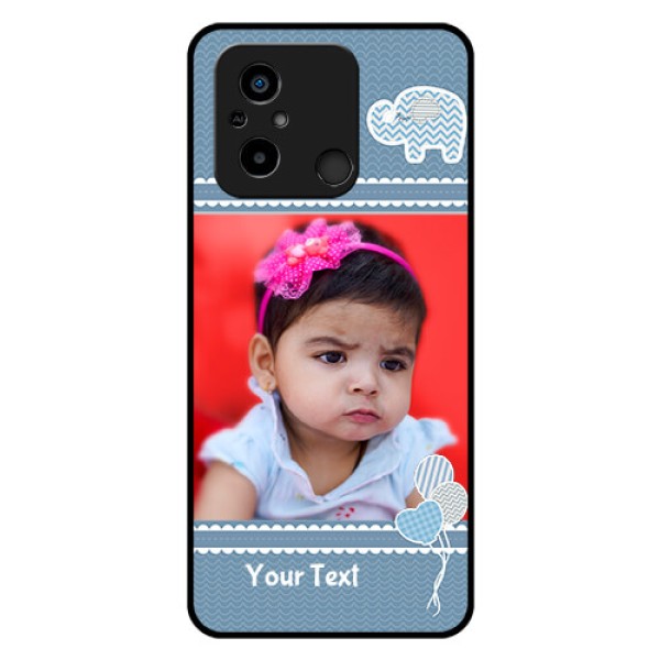 Xiaomi Redmi 12C Photo Printing on Glass Case - with Kids Pattern Design Xiaomi Redmi 12C Photo Printing on Glass Case - with Kids Pattern Design