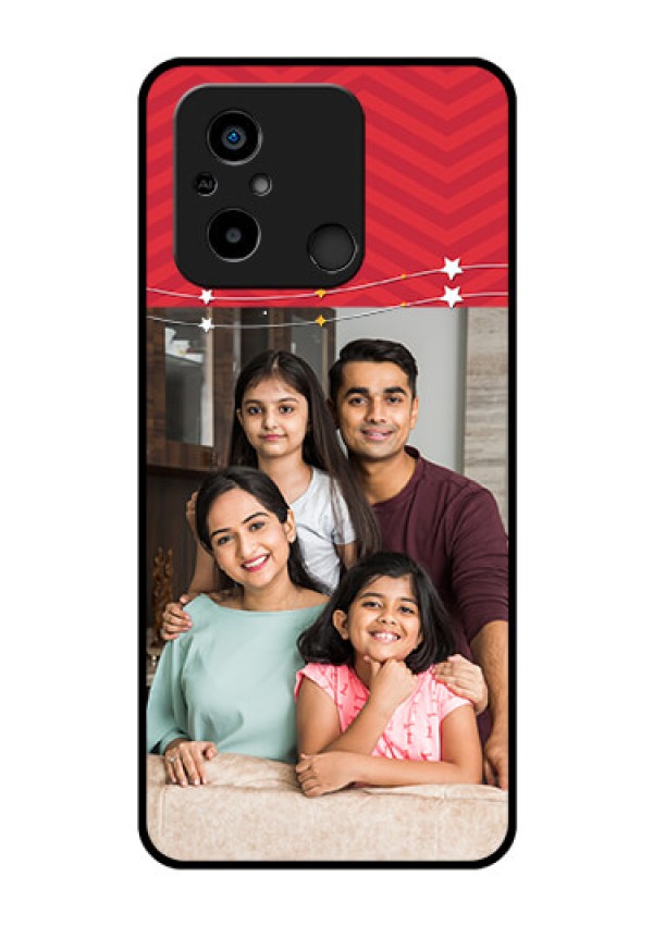 Xiaomi Redmi 12C Personalized Glass Phone Case - Happy Family Design