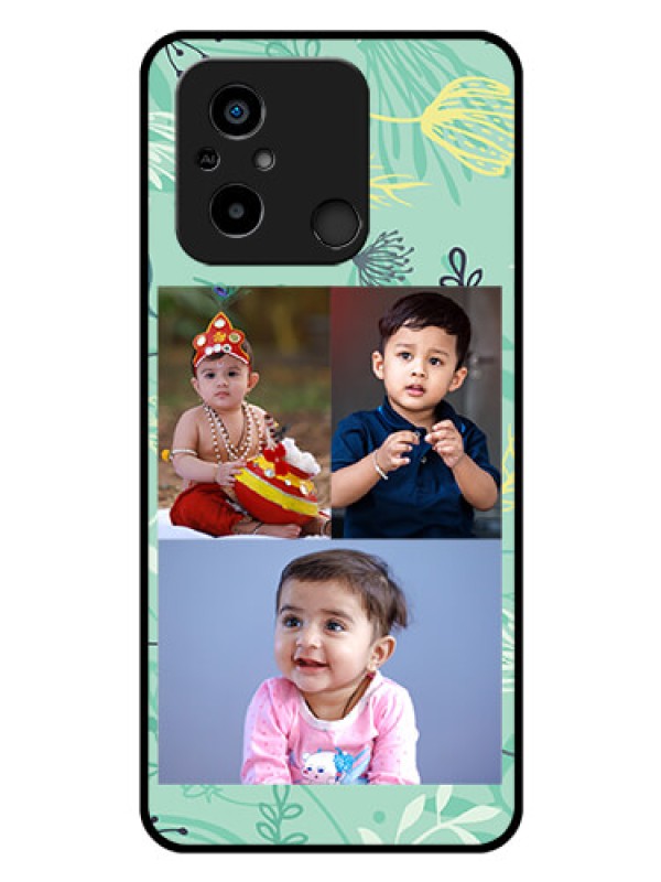 Custom Xiaomi Redmi 12C Photo Printing on Glass Case - Forever Family Design
