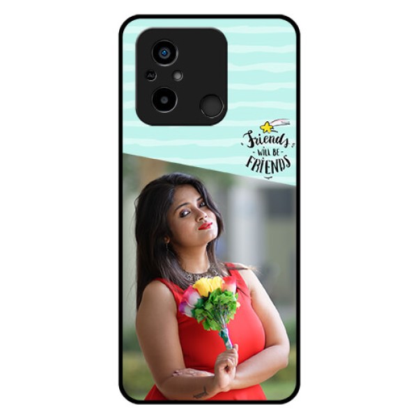 Xiaomi Redmi 12C Custom Glass Phone Case - Friends Picture Icon Design Xiaomi Redmi 12C Custom Glass Phone Case - Friends Picture Icon Design