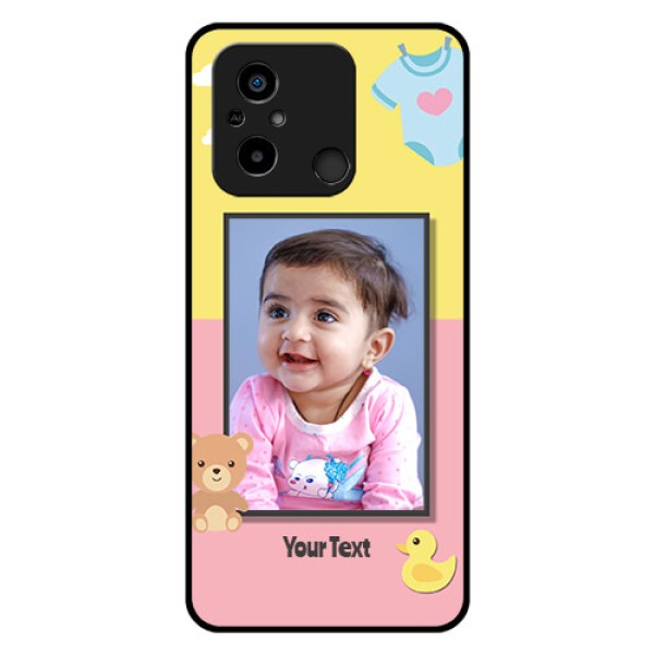 Xiaomi Redmi 12C Photo Printing on Glass Case - Kids 2 Color Design Xiaomi Redmi 12C Photo Printing on Glass Case - Kids 2 Color Design