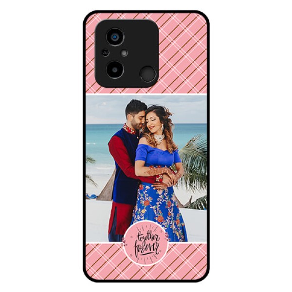 Xiaomi Redmi 12C Personalized Glass Phone Case - Together Forever Design