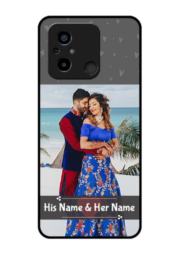 Xiaomi Redmi 12C Custom Glass Mobile Case - Buy Love Design with Photo Online