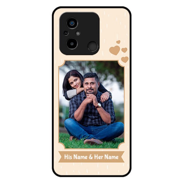 Xiaomi Redmi 12C Custom Glass Phone Case - with confetti love design Xiaomi Redmi 12C Custom Glass Phone Case - with confetti love design