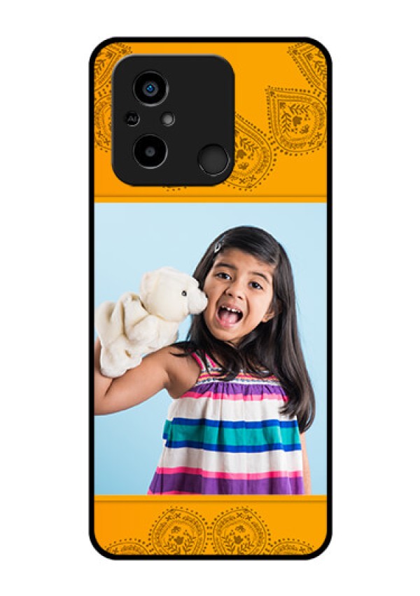 Xiaomi Redmi 12C Personalized Glass Phone Case - Photo Wedding Design