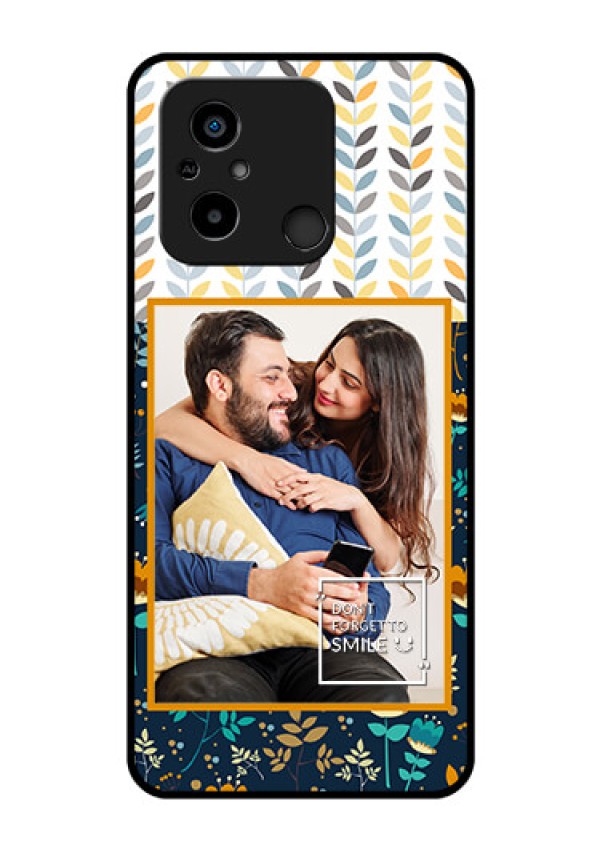 Xiaomi Redmi 12C Custom Glass Mobile Case - Pattern Design