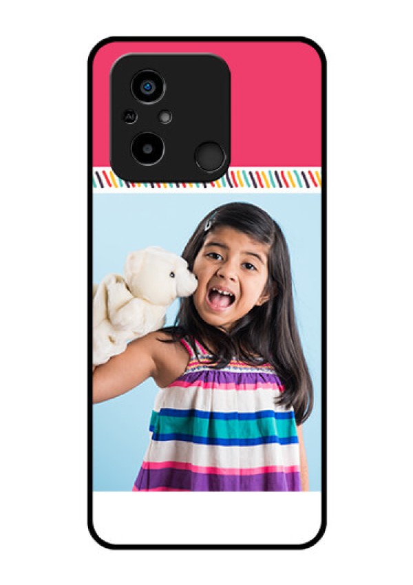 Xiaomi Redmi 12C Personalized Glass Phone Case - Line art design
