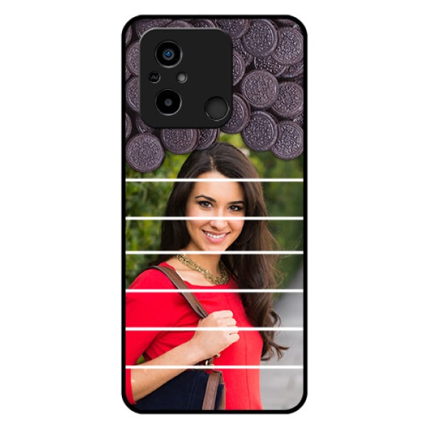 Xiaomi Redmi 12C Custom Glass Phone Case - with Oreo Biscuit Design