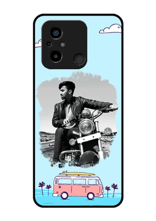 Xiaomi Redmi 12C Photo Printing on Glass Case - Travel & Adventure Design