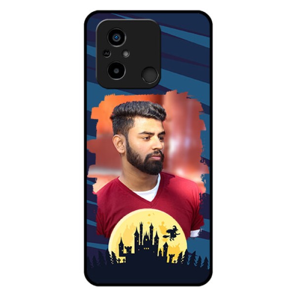 Xiaomi Redmi 12C Photo Printing on Glass Case - Halloween Witch Design Xiaomi Redmi 12C Photo Printing on Glass Case - Halloween Witch Design