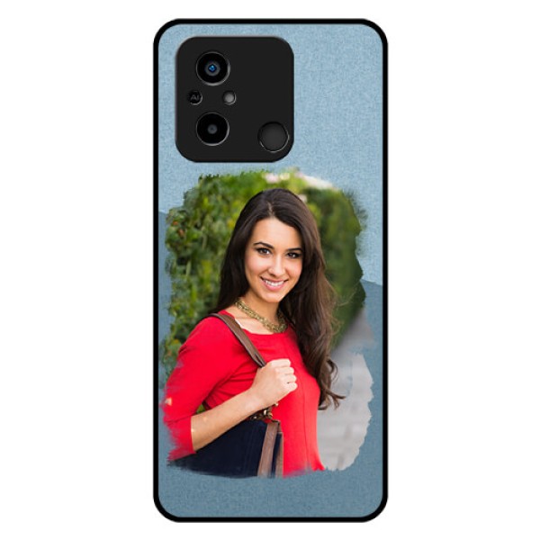Xiaomi Redmi 12C Custom Glass Mobile Case - Grunge Line Art Design