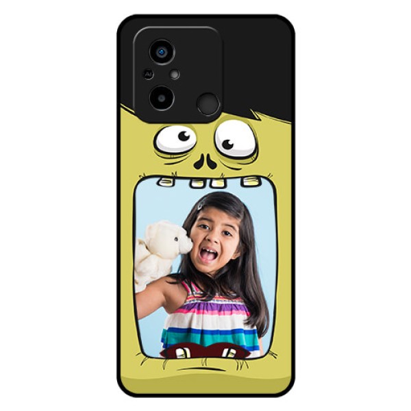 Xiaomi Redmi 12C Personalized Glass Phone Case - Cartoon monster back case Design Xiaomi Redmi 12C Personalized Glass Phone Case - Cartoon monster back case Design