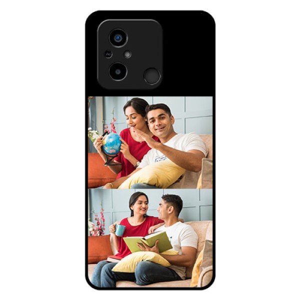 Xiaomi Redmi 12C 2 Images on Glass Phone Cover