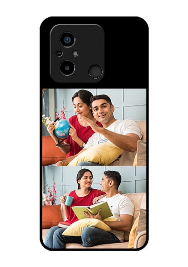 Xiaomi Redmi 12C 2 Images on Glass Phone Cover