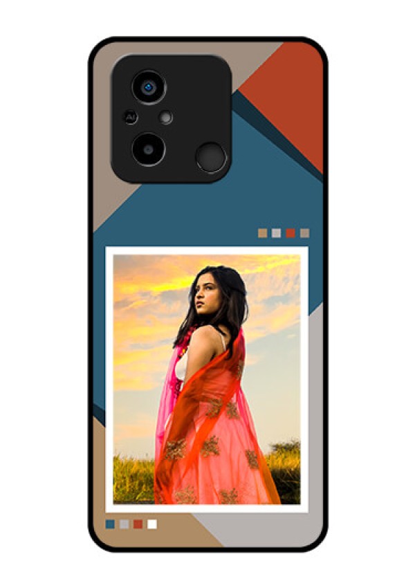 Xiaomi Redmi 12C Personalized Glass Phone Case - Retro color pallet Design