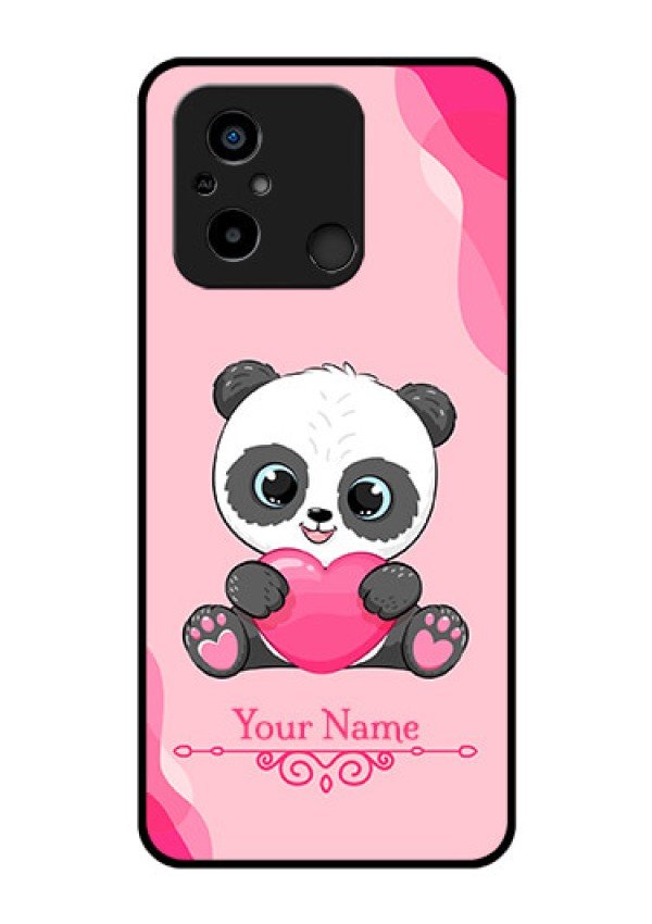 Xiaomi Redmi 12C Custom Glass Mobile Case - Cute Panda Design