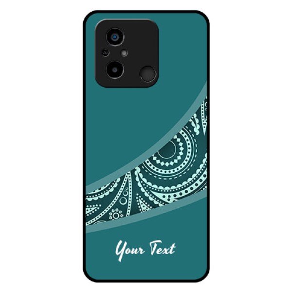 Xiaomi Redmi 12C Photo Printing on Glass Case - semi visible floral Design Xiaomi Redmi 12C Photo Printing on Glass Case - semi visible floral Design
