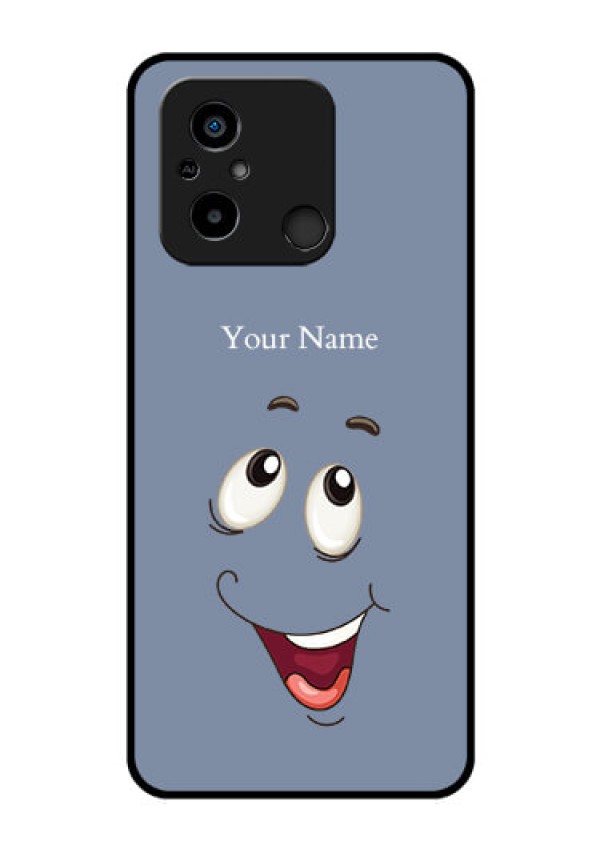 Xiaomi Redmi 12C Photo Printing on Glass Case - Laughing Cartoon Face Design