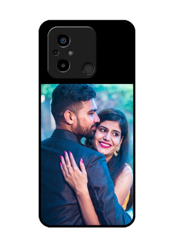 Redmi12C Custom Glass Phone Case - Upload Full Picture With Custom Color Design