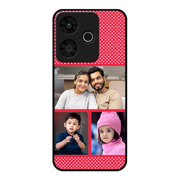 Redmi 13 5G Custom Glass Phone CaseBulk Photo Upload Design Redmi 13 5G Custom Glass Phone CaseBulk Photo Upload Design