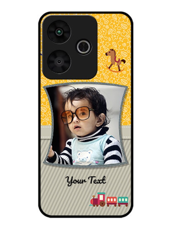 Custom Redmi 13 5G Custom Glass Phone CaseBaby Picture Upload Design