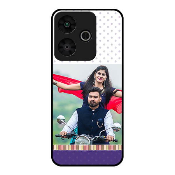 Redmi 13 5G Custom Glass Phone CaseCute Family Design