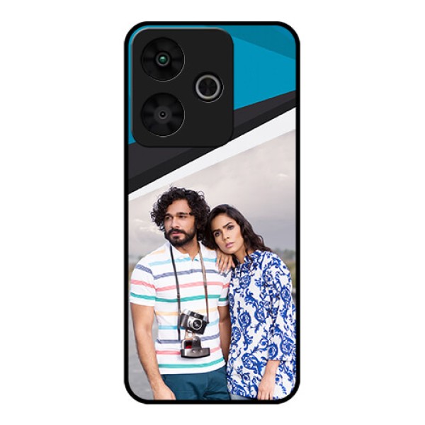 Redmi 13 5G Custom Glass Phone CaseSimple Pattern Photo Upload Design Redmi 13 5G Custom Glass Phone CaseSimple Pattern Photo Upload Design