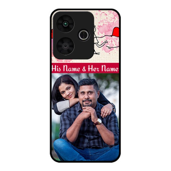 Redmi 13 5G Custom Glass Phone CaseYou And Me Case Design Redmi 13 5G Custom Glass Phone CaseYou And Me Case Design